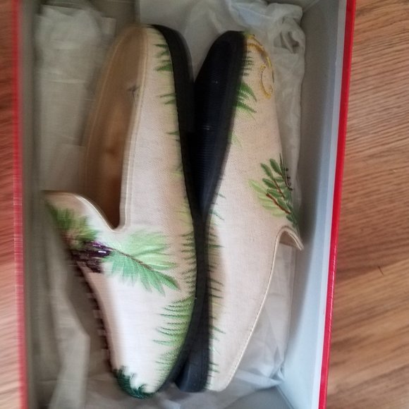 Dianne Gilman embroidered sequined mules - Picture 3 of 6